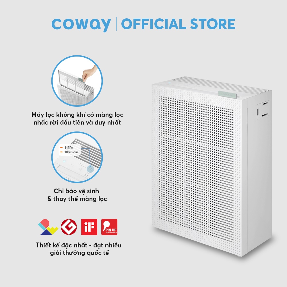 M&aacute;y lọc kh&ocirc;ng kh&iacute; Coway Cartridge (W) AP-1019C (W) 